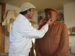  Modelado de arcilla del Sr. de Entrin (Badajoz). 